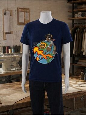 Gildan Heavy Cotton Earth Graphic Tee